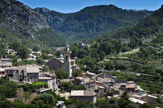 'view of village - valldemossa' - Majorca
