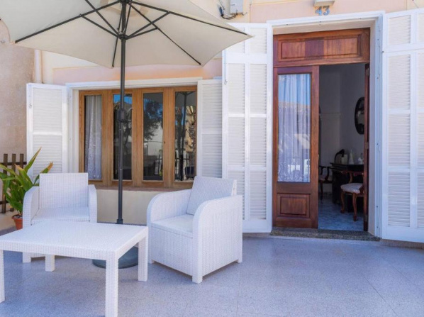 House with 2 bedrooms in Can Picafort with wonderful city view furnished terrace and WiFi 500 m from the beach